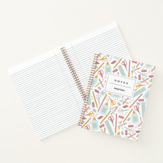 Schooltools gepersonaliseerd notitieboek (Binnen)