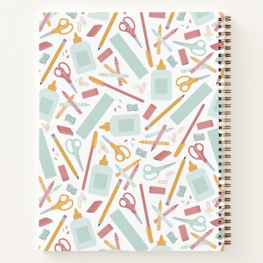 Schooltools gepersonaliseerd notitieboek (Achterkant)