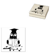 Schooluil Rubberstempel (Gestempeld)