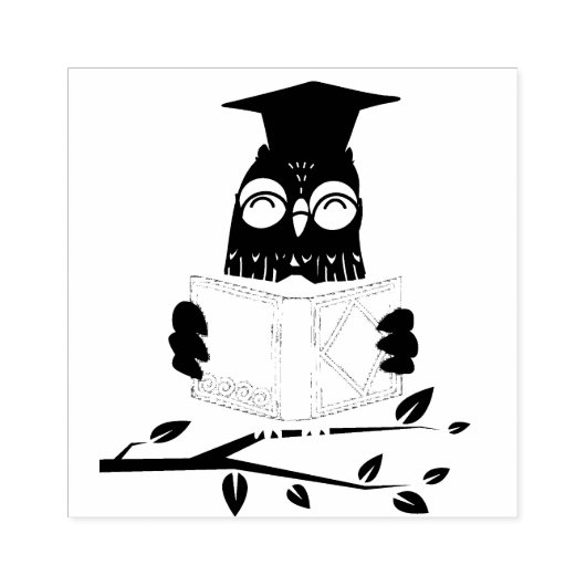 Schooluil Rubberstempel (Afrduk)