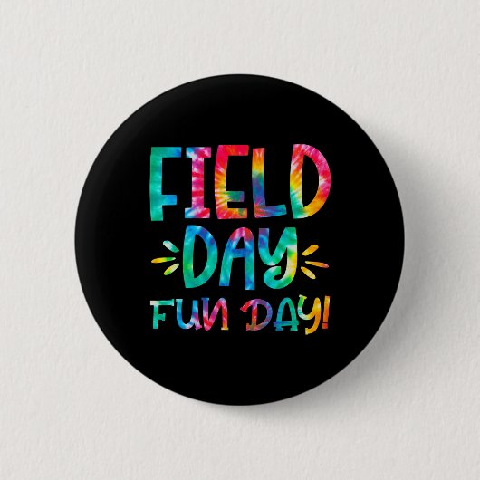 Schoolvelddag tongkleurstof Dag 2022 Teache Ronde Button 5,7 Cm (Voorkant)