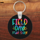 Schoolvelddag tongkleurstof Dag 2022 Teache Sleutelhanger (Voorkant)