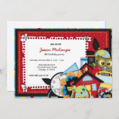 Schoolverjaardagsthema Kaart (Voorkant / Achterkant)