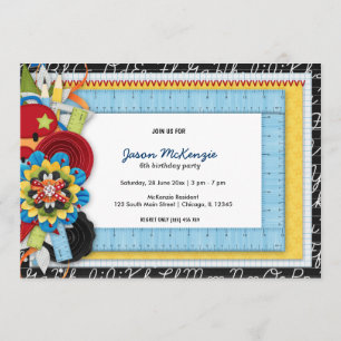 Schoolverjaardagsthema Kaart