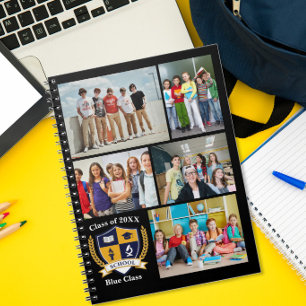 Schoolverlater Fotoherinneringscollage klas van 20 Notitieboek