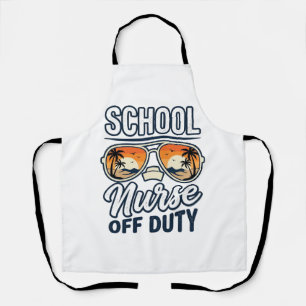 Schoolverpleegkundige Buiten Dienst Vintage Zonneb Schort