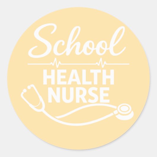 Schoolverpleegkundige Medische Sticker (Voorkant)