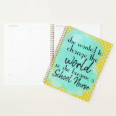 Schoolverpleegkundigen, Trendy-kleuren en coördina Planner (Display)
