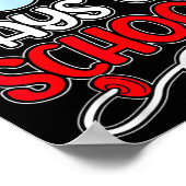 Schoolverpleegster 100 dagen op school LOVE Stetho Poster (Hoek)