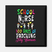 Schoolverpleegster 100 dagen van het oplappen van  magneet (Voorkant)