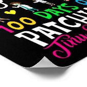 Schoolverpleegster 100 dagen van het oplappen van  poster (Hoek)