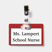 Schoolverpleegster Badge (Voorzijde met clip)