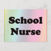 Schoolverpleegster Briefkaart (Voorkant)