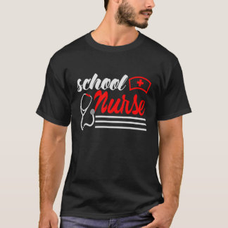 Schoolverpleegster eerste dag van school was je ha t-shirt