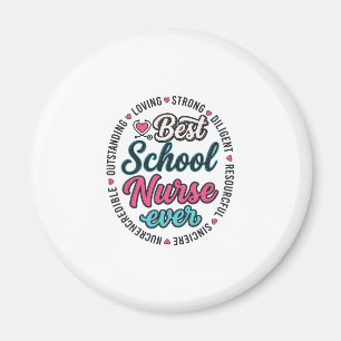 Schoolverpleegster Ever Vintage Gravure Shirt Ontw Magneet