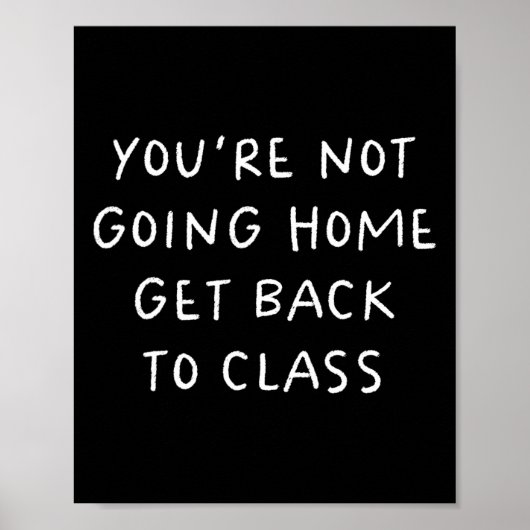 Schoolverpleegster Ga Terug Naar De Kl Klas Grappi Poster (Voorkant)