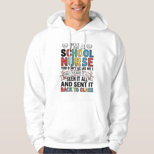 Schoolverpleegster heeft het allemaal gehoord Funn Hoodie