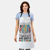 Schoolverpleegster heeft het allemaal gehoord Funn Schort (Gedragen)