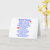 Schoolverpleegster Kaart (Gele Bloem)