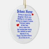 Schoolverpleegster Keramisch Ornament (Rechts)