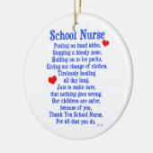 Schoolverpleegster Keramisch Ornament (Links)