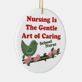 Schoolverpleegster Keramisch Ornament (Rechts)