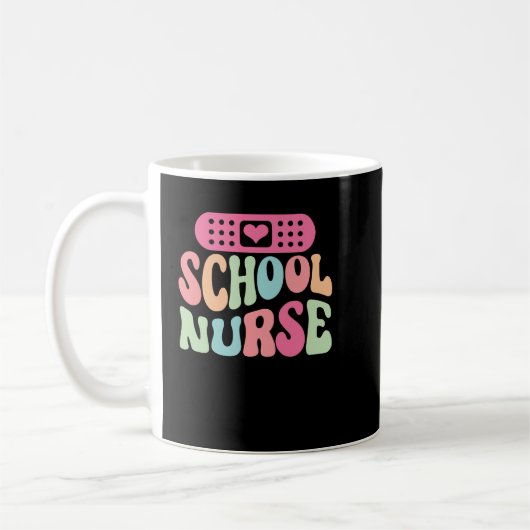 schoolverpleegster koffiemok (Links)