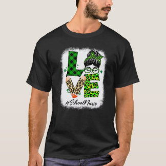 Schoolverpleegster Liefde Vrouwen Gebleekt Rommeli T-shirt