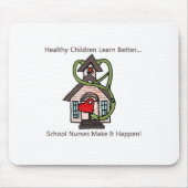 schoolverpleegster mousepad muismat (Voorkant)
