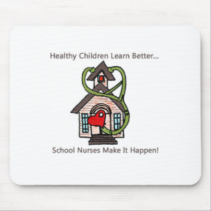 schoolverpleegster mousepad muismat
