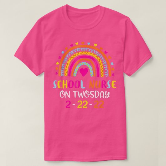 Schoolverpleegster op 22 februari 2022 N T-shirt (Design voorkant)