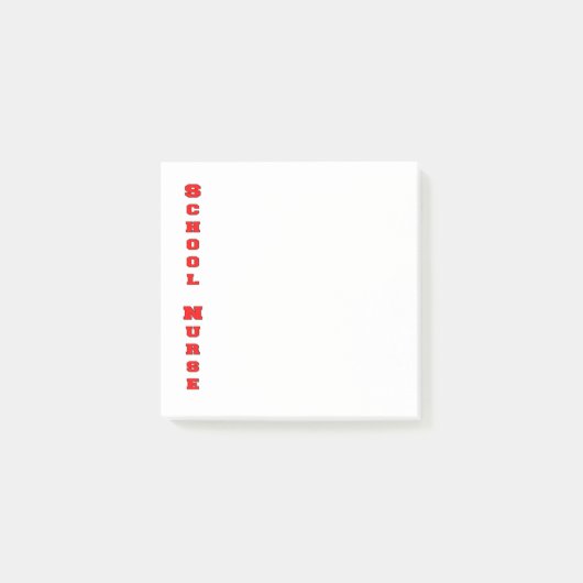 Schoolverpleegster Post-it® Notes (Voorkant)