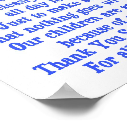 Schoolverpleegster Poster (Hoek)