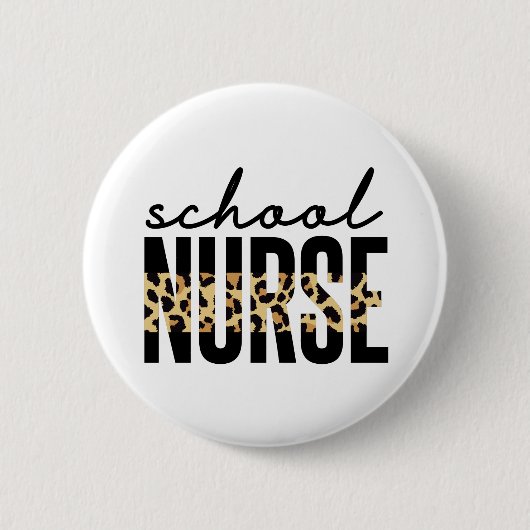 Schoolverpleegster | Schoolverpleegkundigen RN waa Ronde Button 5,7 Cm (Voorkant)