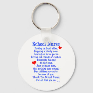 Schoolverpleegster Sleutelhanger