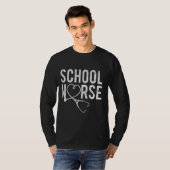 Schoolverpleegster T-shirt (Voorkant volledig)
