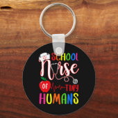 Schoolverpleegster van Tiny Humans Nurse CK naar s Sleutelhanger (Voorkant)