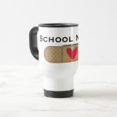 Schoolverpleegster voor hartreizen reisbeker (Voorkant links)