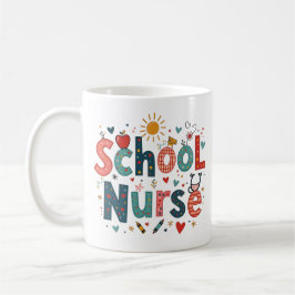 Schoolverpleegster Whimsical – gepersonaliseerde n Koffiemok