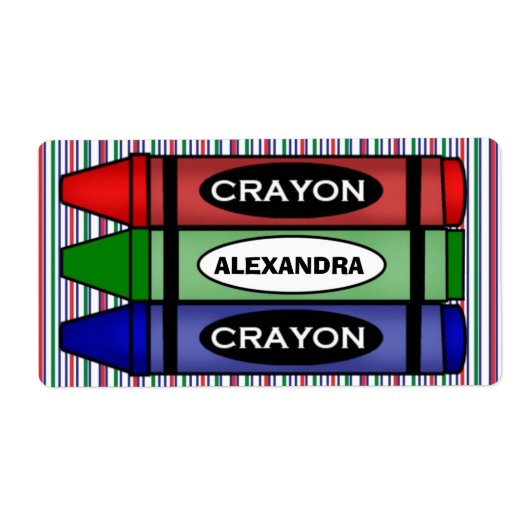 Schoolvoedingsetiketten met naam etiket (Voorkant)