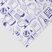 Schoolvoorraad getekende, geïllustreerd collage tissuepapier (Detail)