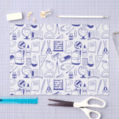 Schoolvoorraad getekende, geïllustreerd collage tissuepapier (Craft)