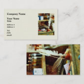 Schoolvoorraad in algemene winkel visitekaartje (Voorkant / Achterkant)