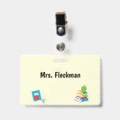 Schoolvoorraad lerarenassistent badge (Voorzijde met clip)
