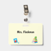 Schoolvoorraad lerarenassistent badge (Achterkant met clip)