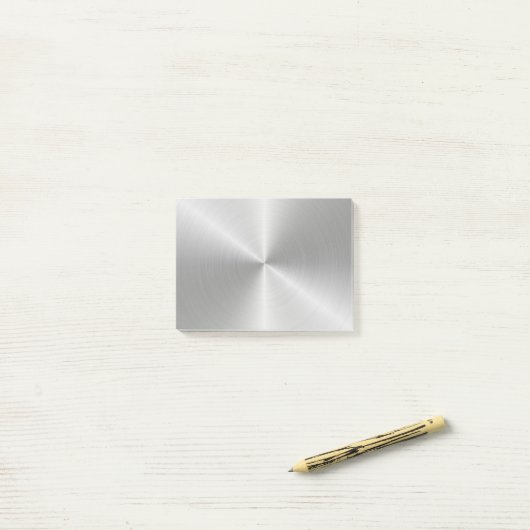 schoolwerk in de metaal post-it® notes (Op bureau)