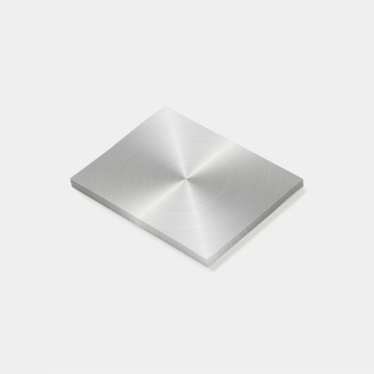 schoolwerk in de metaal post-it® notes (Schuin)