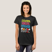 Schoolwerker Leerleraar Kassewerker Openbare diens T-shirt (Voorkant volledig)