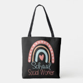 Schoolwerkerscadeau Tote Bag (Achterkant)