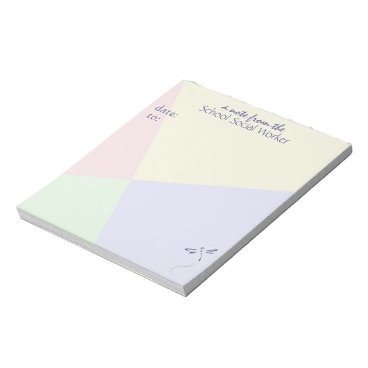 Schoolwerkersnota Notitieblok (Linkerzijde)